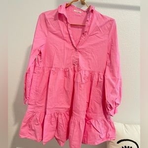 Pink T-shirt Dress